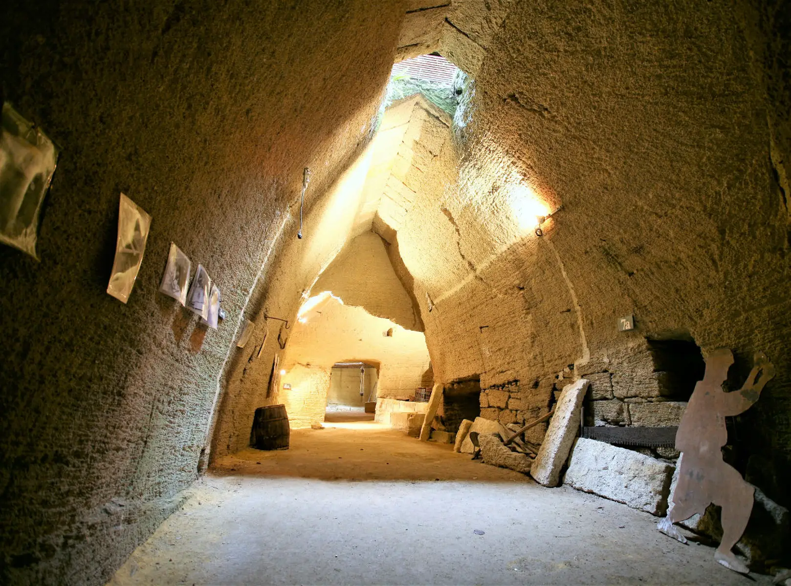 cave troglodyte amenagée proche de Saumur de du camping paradis Nobis anjou