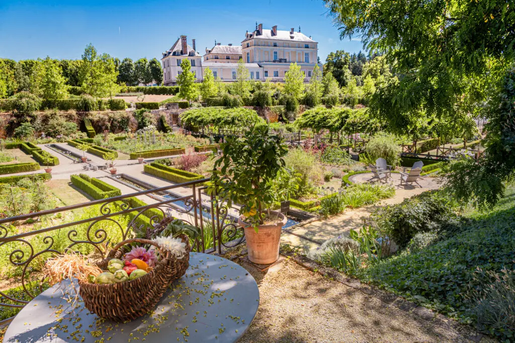 De Colbert moestuin in Maine et Loire en zijn prachtige kasteel in de buurt van de camping