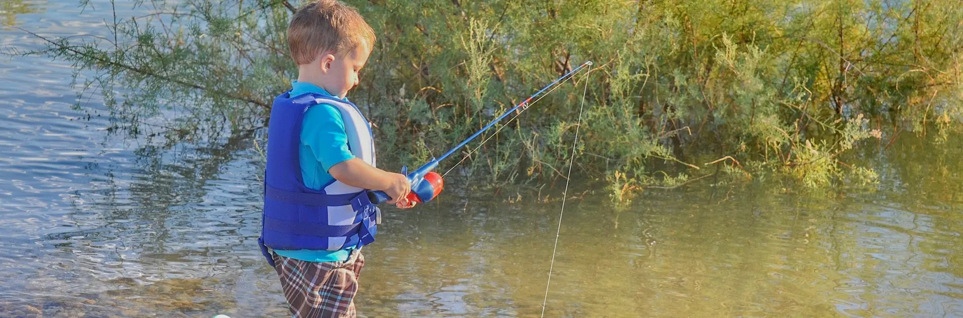 peche en riviere pour toute la famille